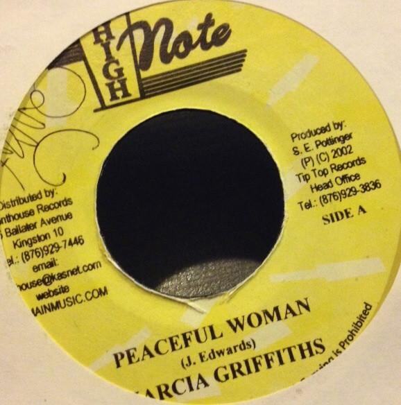 Пластинка 7 дюймов MARCIA GRIFFITHS Peaceful Woman NONE High Note 2002 Ямайка Регги Ска Даб Б/у