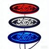 5D LED Auto Emblem Light For Ford Fiesta Mk6 Kuga Focus Mondeo Mustang Fusion Mk2 Mk3 Explorer 14.5X5.6cm Car Logo Badge Light
