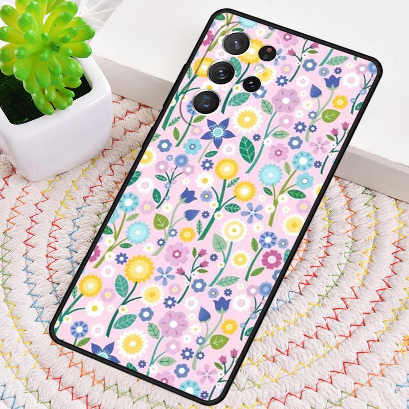 Цветочный узор Цветок Чехол для телефона для Samsung Galaxy note 10 pro S26 Ultra S23 S24 FE S25 S21 S22 PLUS противоударный Чехол
