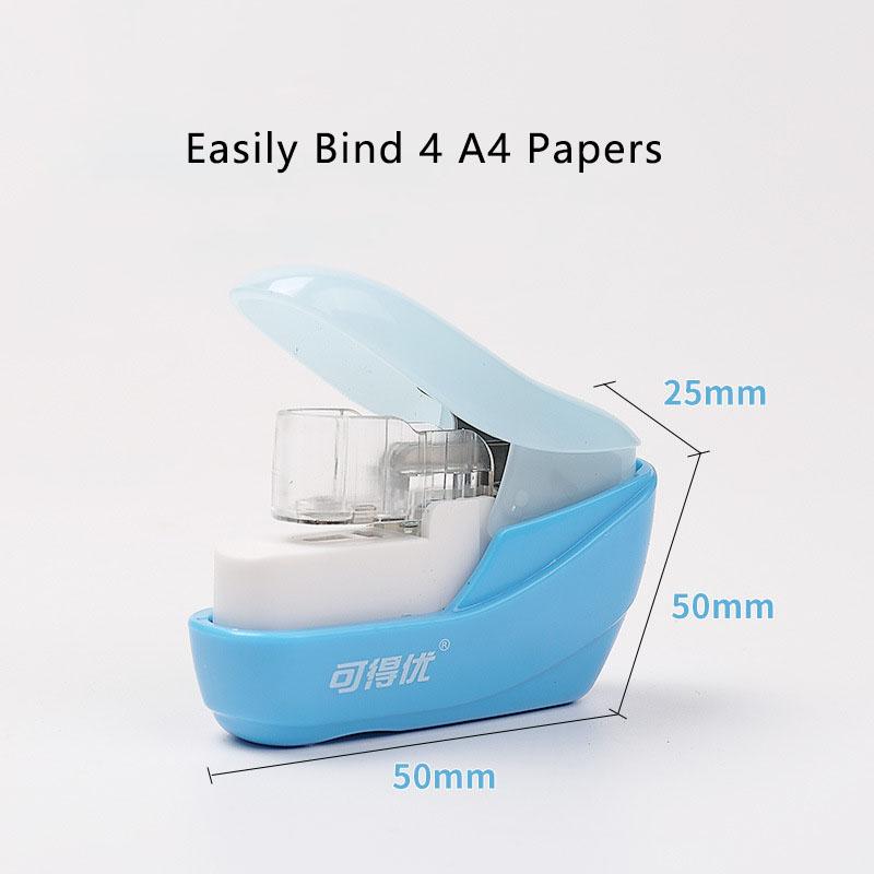 Мини-степлер без гвоздей, простой и легкий степлер для книг, степлер без степлера, офисные переплетные принадлежности, школьные принадлежности