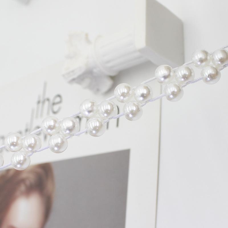 Модный женский тонкий пояс, акриловый жемчужный металлический эластичный пояс, женские регулируемые ремни