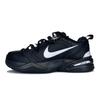 Nike Air Monarch 4 Zero Point Reflection, Переливающиеся Кошачьи Низкие Кроссовки на Толстой Подошве Унисекс Черный Серебристый 415445-001(Team79-S-BOX)