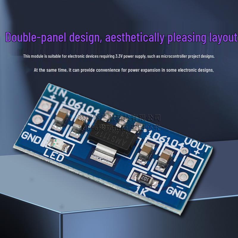 AMS1117 Voltage Regulator Module - 1.2V to 5.0V Step-Down