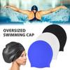 Over Size Extra Large Swimming Cap Waterproof Bathing Hats Free Size Diving Hood Hat for Long Hair