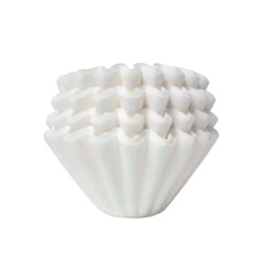 Kalita Wave Dripper Compatible Coffee Filters for 100 Filters per Pack Compatible with Origami Dripper KWF-155 (100P) 1-2 People, #22229, (1-2 People,