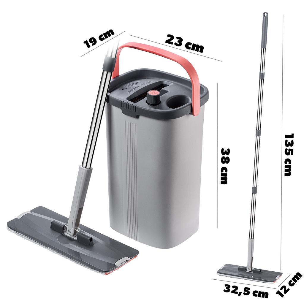 KADAX Плоская швабра с разделением чистой и грязной воды.