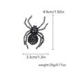 Брошь с бриллиантами в стиле ретро «Паук на Хэллоуин», брошь из горячего сплава, креативные модные аксессуары для одежды из сплава в Европе и Америке.