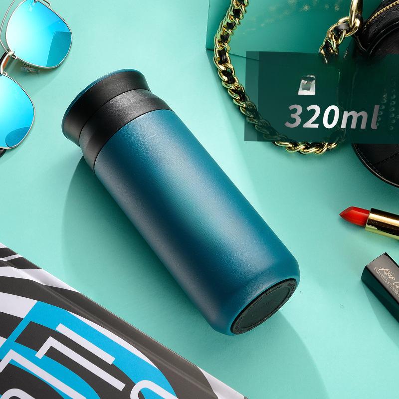 Мужская трендовая портативная чашка из нержавеющей стали, высококлассная студенческая чашка, женская автомобильная креативная кружка.