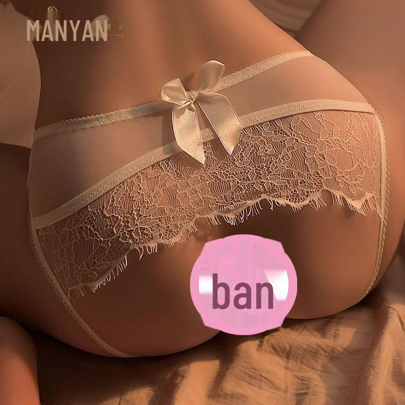 Manyan кружевное бантовое прозрачное сексуальное нижнее белье NK8234