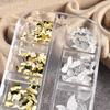 1 Box Nail Decoration Delicate Shape Fade-Resistant Metal 3D Butterfly DIY Nail Art Jewelry Manicure Designs Beauty Supplies