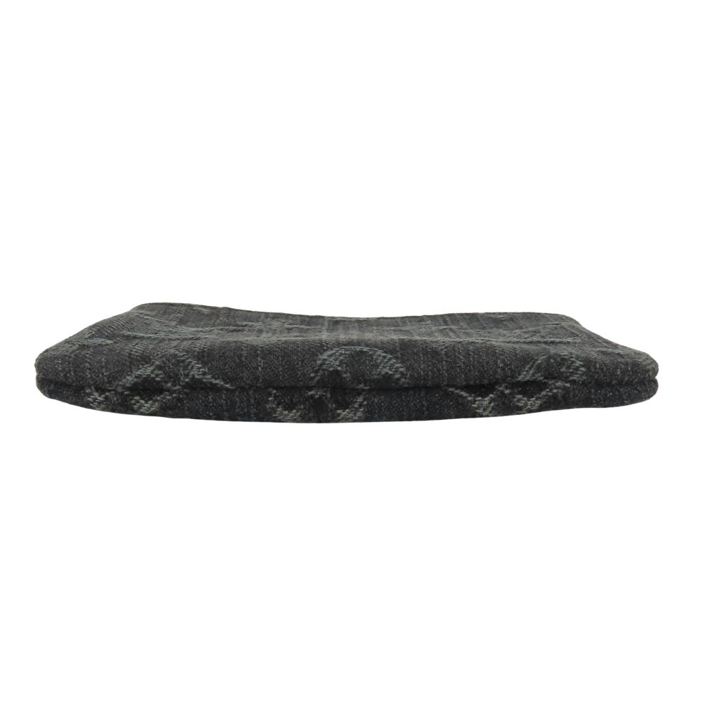 Used LOUIS VUITTON Coin case Pochette cree M95616 Monogram denim gray black Accessory