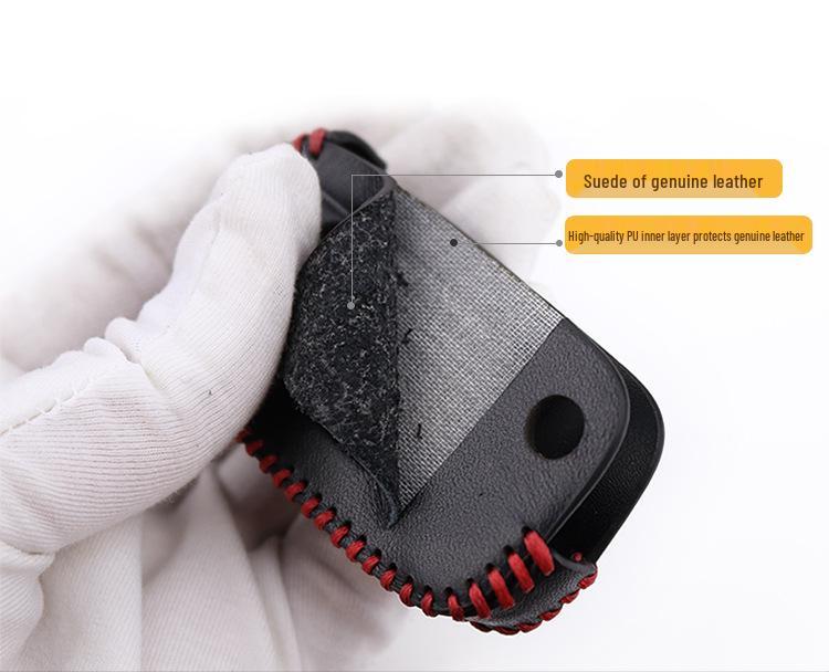 Roewe RX5/i6/eRX5 Smart Key Cover Genuine Leather Keychain