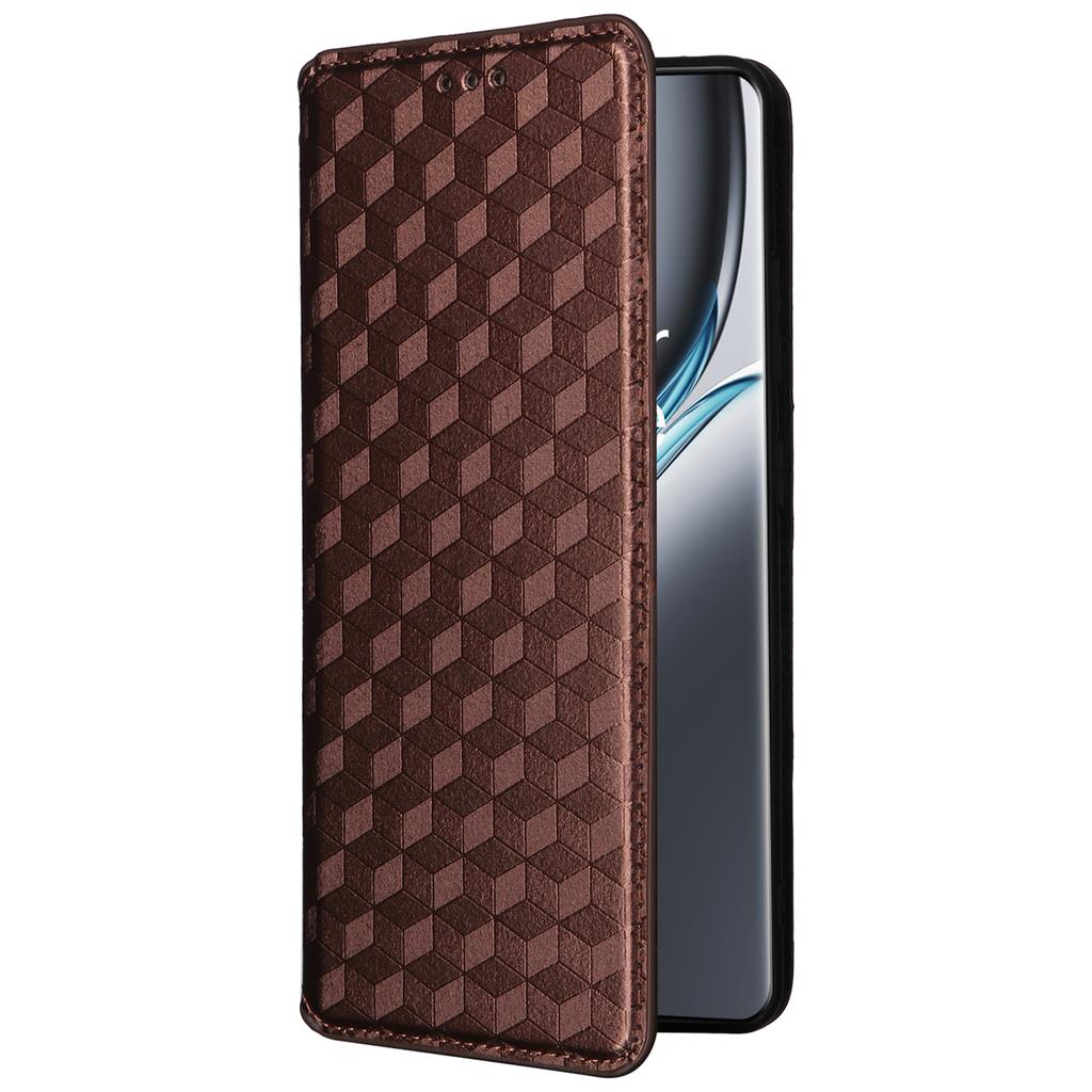 Для OnePlus Ace 3 Pro 5G Чехол Кошелек Подставка Ромбовидный Кожаный Чехол для Телефона