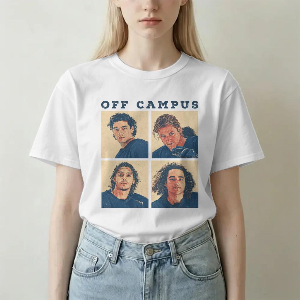 Unisex Unisexs Off Campus T Shirt Pure Cotton Clothing Novelty Short Sleeve Crewneck Tee Shirt Plus Size Tshirt