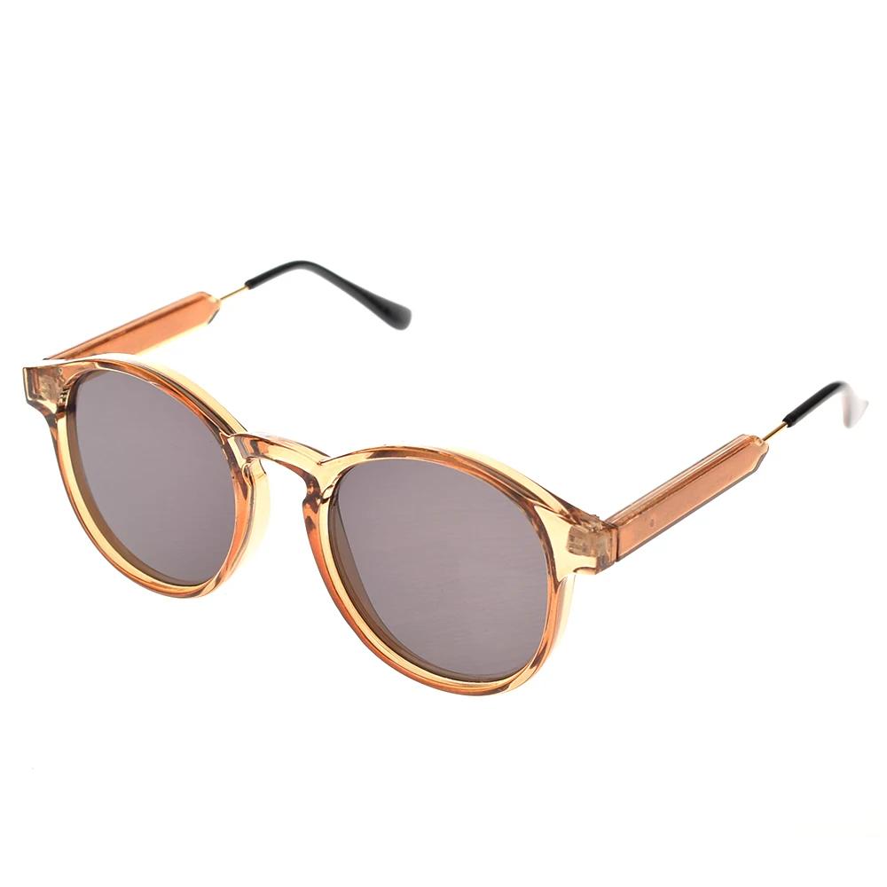 Новый тип поступления круглых солнцезащитных очков ретро мужские женские брендовые дизайнерские солнцезащитные очки винтажное покрытие зеркальные очки для водителей антибликовые