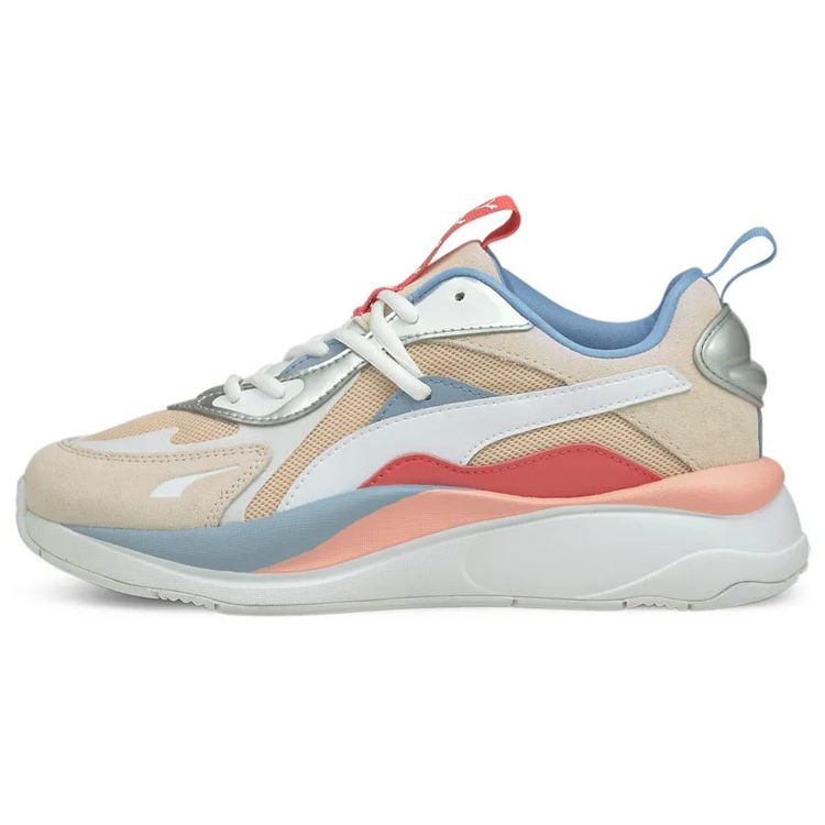 Puma RS-Curve Aura - Shift Sand Women Sneakers Cream Eggnog Silver 375784-02