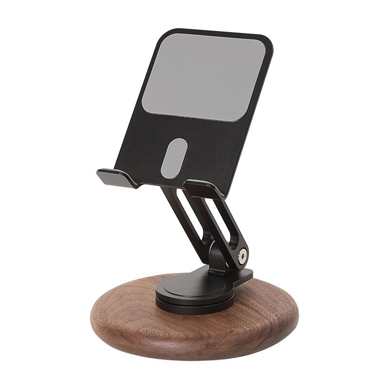 Solid Wood Rotatable Adjustable Phone & Tablet Stand