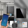 Умный WiFi-выключатель EU Graffiti с RF433, голосовым управлением, совместимостью с Alexa и Google Home, сенсорным управлением
