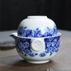 Chaxun Portable Blue and White Ceramic Tea Set