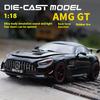 1/18 BENZ AMG крутая спортивная машина, модель из сплава, крутой звук и свет, детализированный салон, воссоздание деталей, изысканное настольное украшение