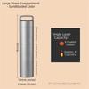 Mini Pill Bottle Stainless Steel Pill Case Container Tablet Container  Travel