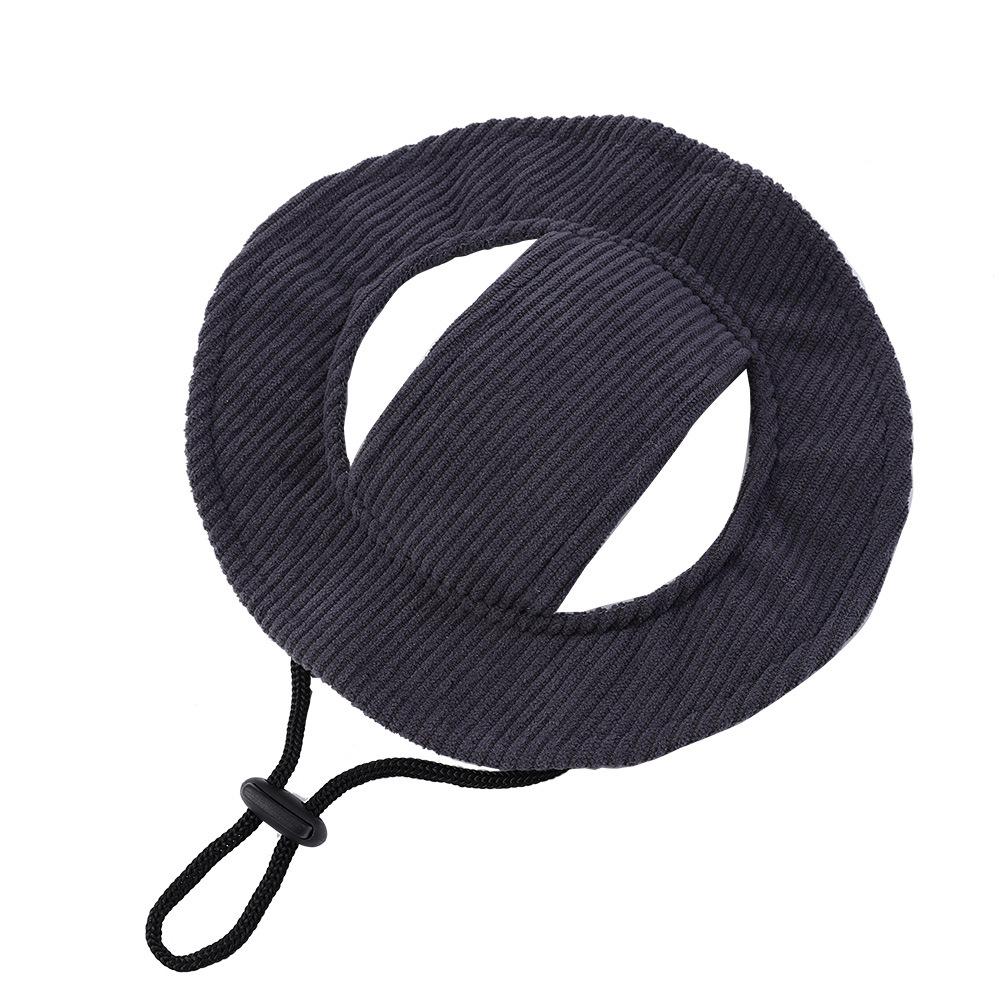 2026 New Casual Pet Hat Breathable Corduroy Cute Adjustable Strap Dog with Open Ears All Seasons