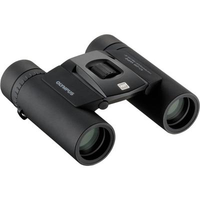Бинокль OM 10x25 черный 10X25WP II BLK SYSTEM/OLYMPUS маленький, легкий, водонепроницаемый,