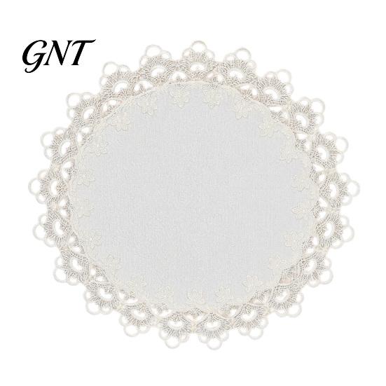 Warp-resistant Placemat White Lace Placemat, Foldable Soft Anti-Wrinkle Table Mat, Heat Low-temperature Resistant Non-Yellowing Durable Dining