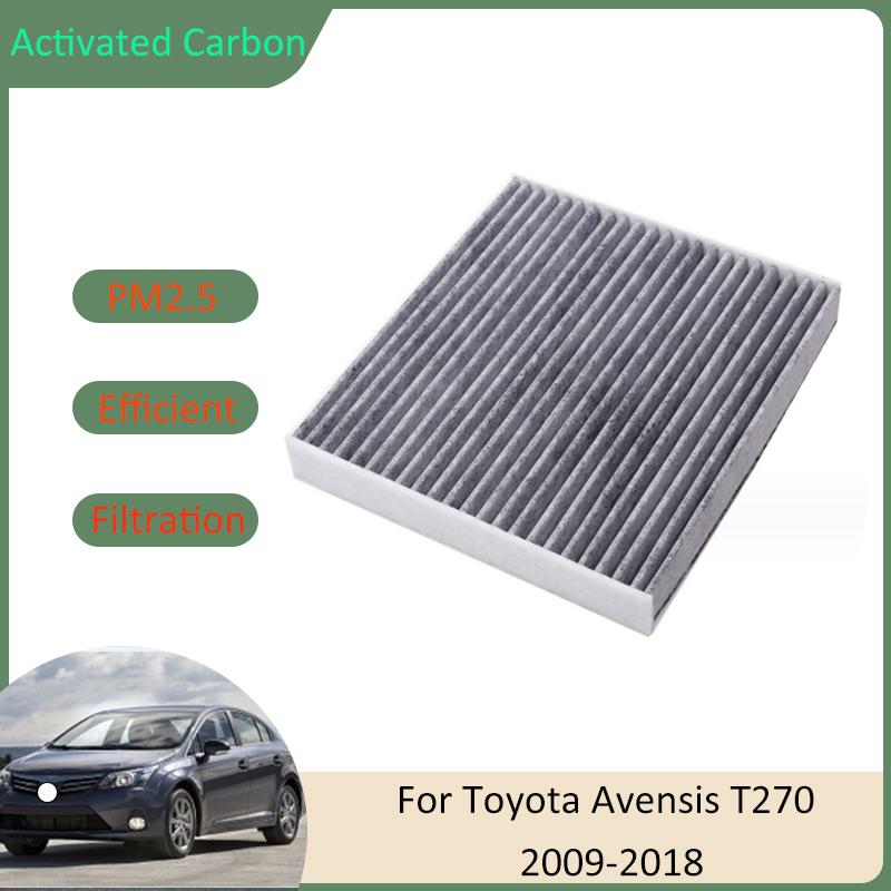 Фильтр кондиционера для Toyota Avensis T270 MK3 2009~2018 2013 2016 2017 87139-50100 87139-06060 Автозапчасти с активированным углем