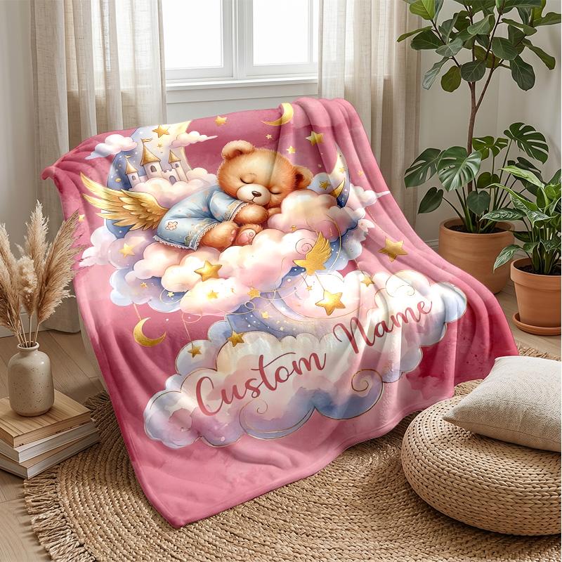 Mermaid and Unicorn Underwater Theme blanket Lightweight Warm Flannel Blanket Decorative Throw Blanket for Home Decoration