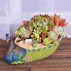 Handmade Resin Peacock Succulent Planter Pot Cactus Planter Flower Pot Container Vintage Decorative