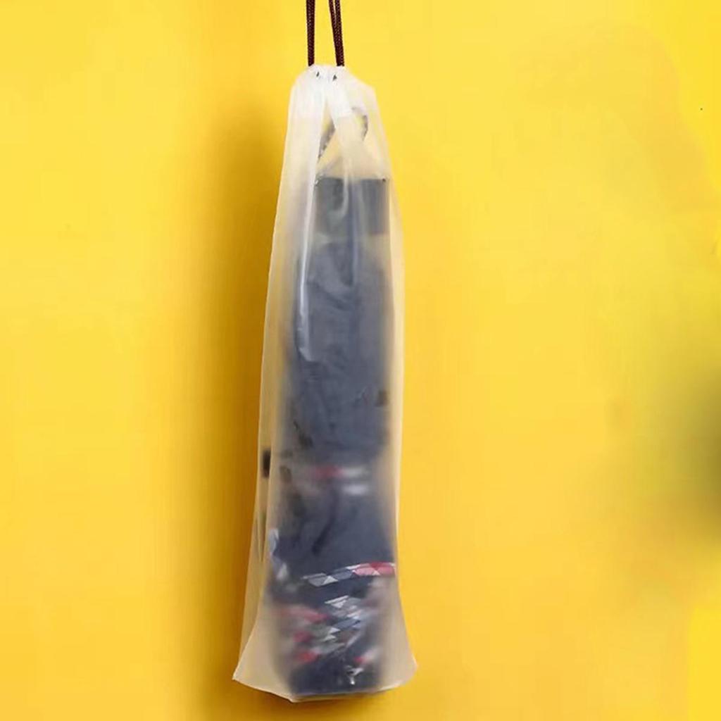 1/2/3/4/5/10 шт. Прозрачные портативные многоразовые водонепроницаемые дорожные чехлы для мокрых зонтов с кулиской