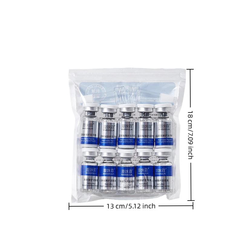 1Set Ghk-Cu Peptides Blue Copper Lyophilized Powder Hydration Brightening Cream Repair Firmng Serum Improve Elasticity Skin Care