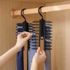 20-рядная стойка для хранения галстуков, вращающийся регулируемый держатель для галстука, держатель для ремня, вешалка для шарфа, вешалка для домашнего гардероба, органайзер для гардероба