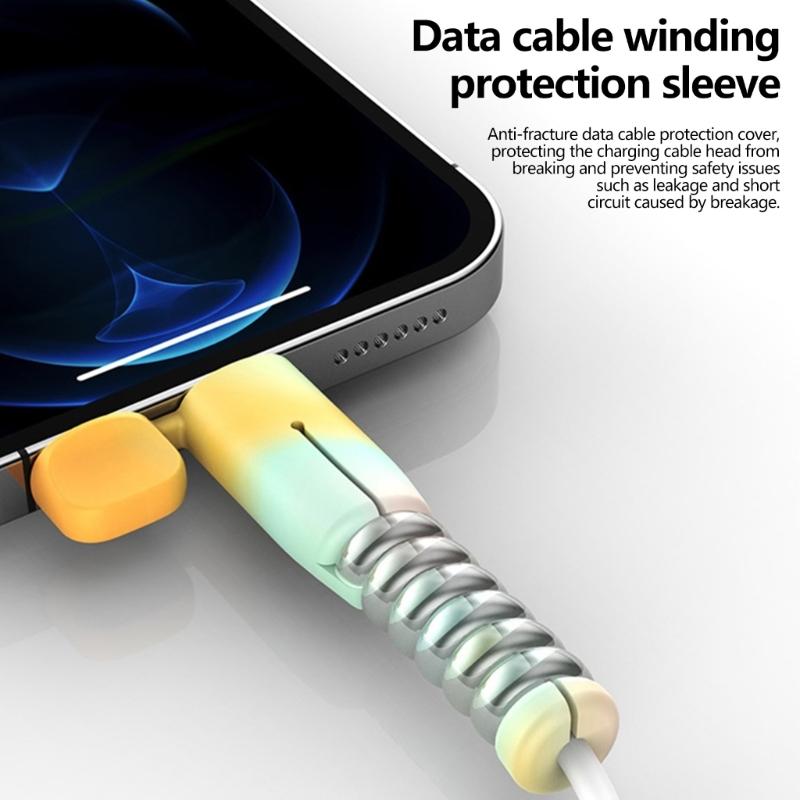 Мягкое силиконовое покрытие для разъемов USB C с защитой от пыли и влаги для кабелей зарядных устройств Type C