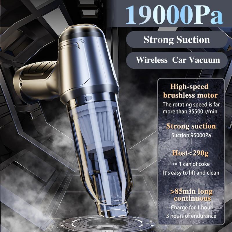 2024 Новый модернизированный автомобильный беспроводной пылесос с выдувом и всасыванием, универсальный портативный портативный мощный бесщеточный автомобильный пылесос двойного назначения высокой мощности