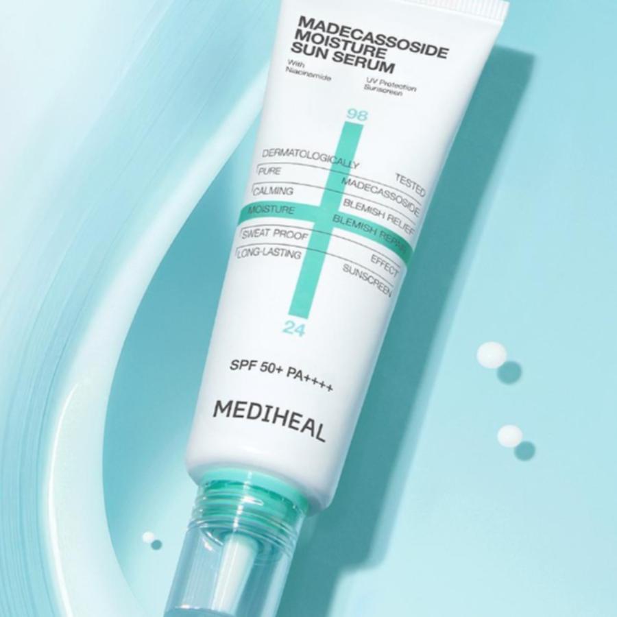 Mediheal Мадекассосид Увлажняющая Солнцезащитная Сыворотка Восстановление Пятен 50г