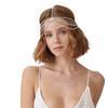 Bridal Wedding Party Headband Bohemian Rhinestone Tiaras Crown Forehead Chain Crystal Forehead Headdress Hair Ornament