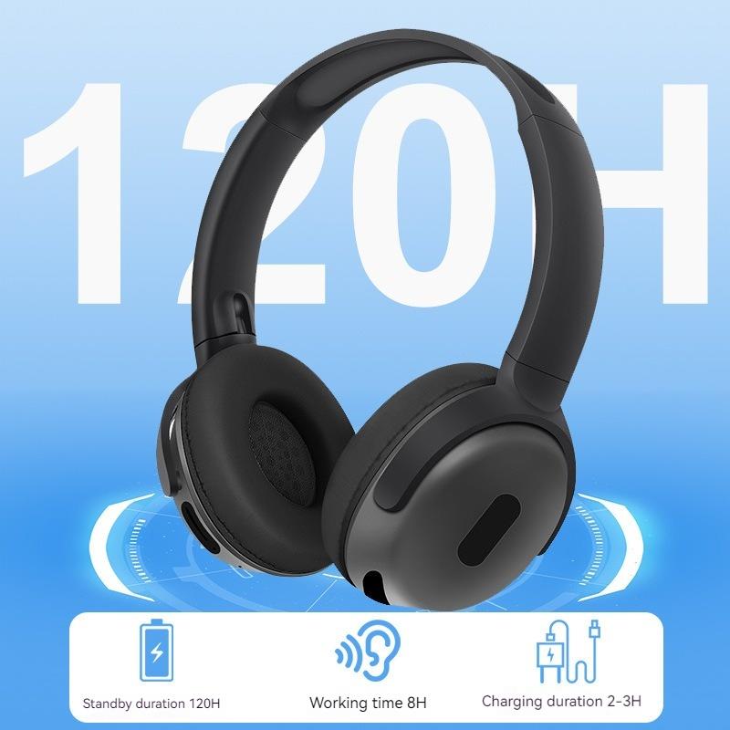 Беспроводные наушники, складные спортивные наушники Bluetooth, Hi-Fi стереонаушники с шумоподавлением и микрофоном, игровые гарнитуры