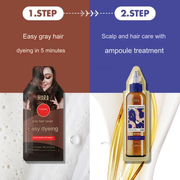 haaraz Легкое закрашивание седых волос Легкое окрашивание воды за 5 минут (3 варианта)