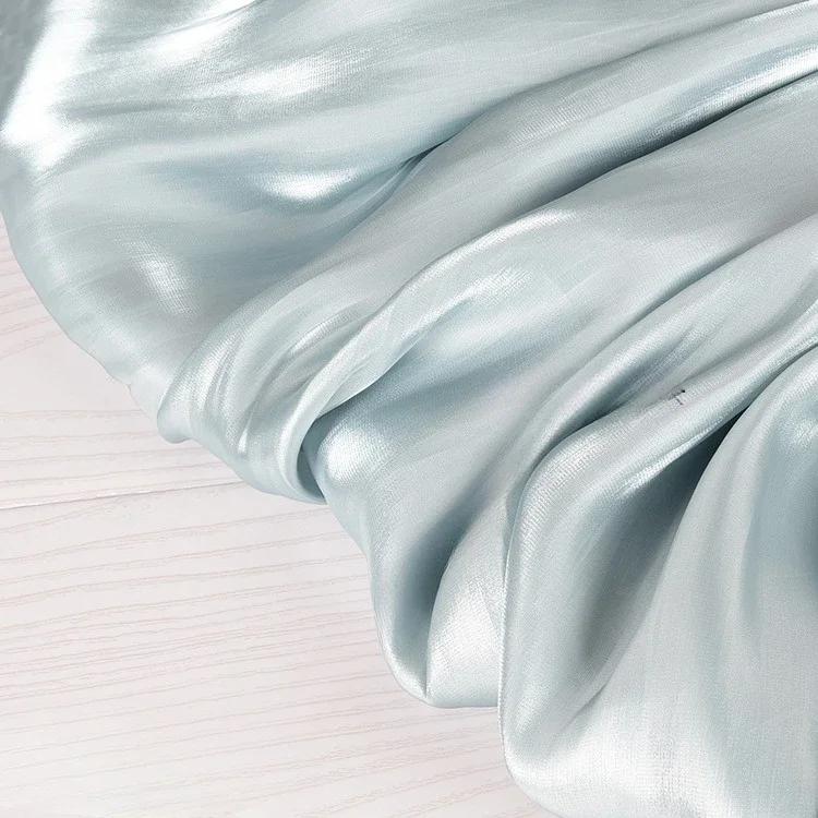 100x150 см Фантомный градиент цвета Стеклянный шелковый атласный тканевый сорочка сценическое платье кристально яркое лицо блестящая ткань DIY кукольный декор