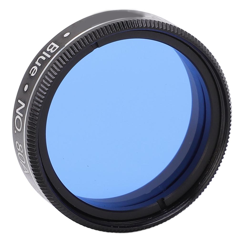 1.25 Inch Eyepiece Filter Blue 80A Improving Clarity Telescope Filter for Star Cluster Observation
