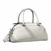 Tory Burch Bowler Zipper Closure Crinkled Leather Tote Bag Small Women tote bags White 178799-100