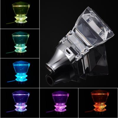 Светодиодная RGB-подсветка, ручка переключения передач, прозрачный акриловый кристалл, алмаз, прозрачный рычаг переключения передач, ручка MT AT, автомобильный аксессуар