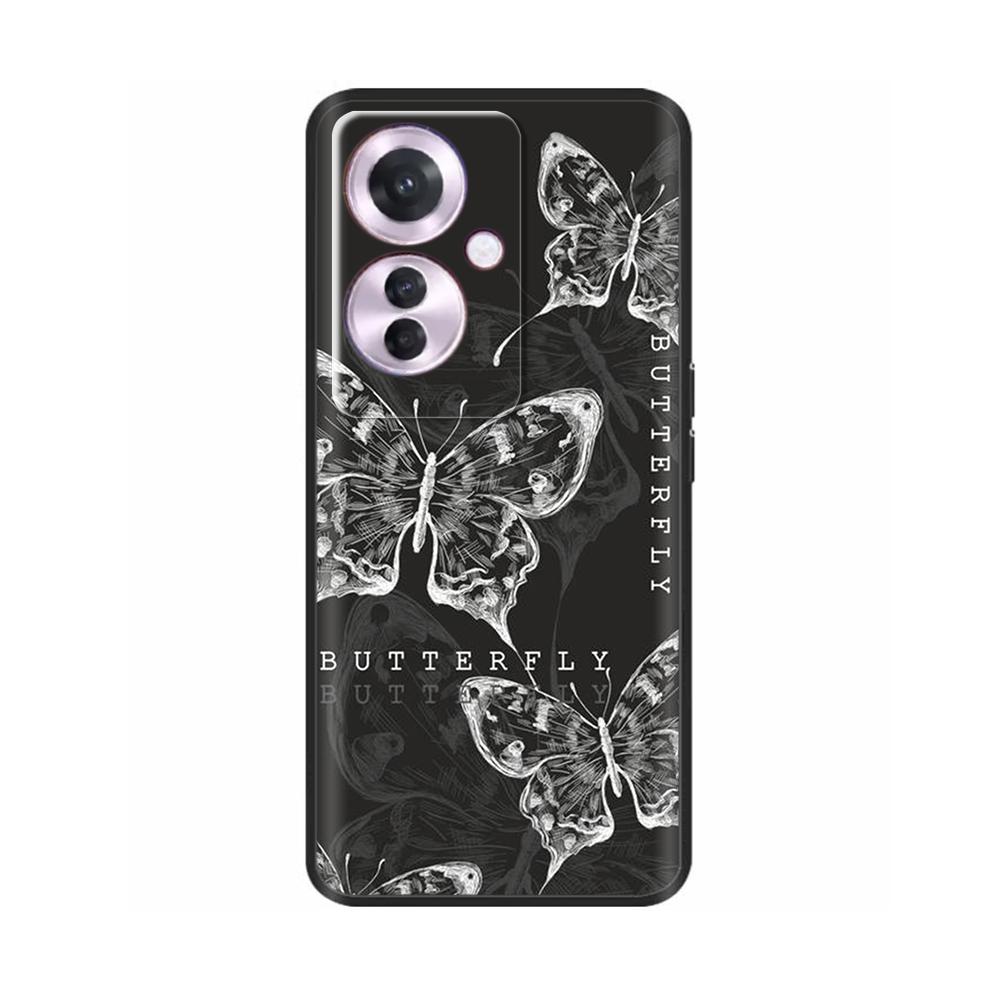 Чехол для OPPO Reno 11F 5G Чехол для Reno 11F Задняя крышка Милые животные Мягкий ТПУ Силиконовый чехол для телефона Для Reno 11 F Reno11f Чехлы