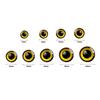 20pcs/10pairs 6mm-20mm Puppet Crystal Eyes Plastic Glitter Crystal Eyes  DIY Doll Accessories