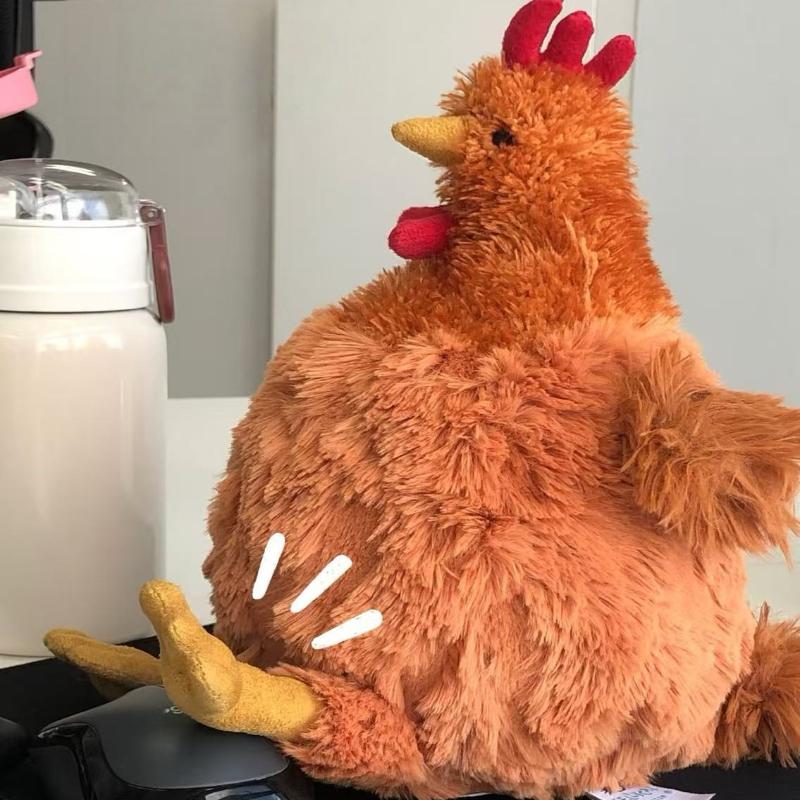 1 шт. Милый мягкий плюшевый цыпленок, декор для дома, куклы, имитация, забавные плюшевые игрушки-цыплята для детей, подарки на день рождения, Рождество