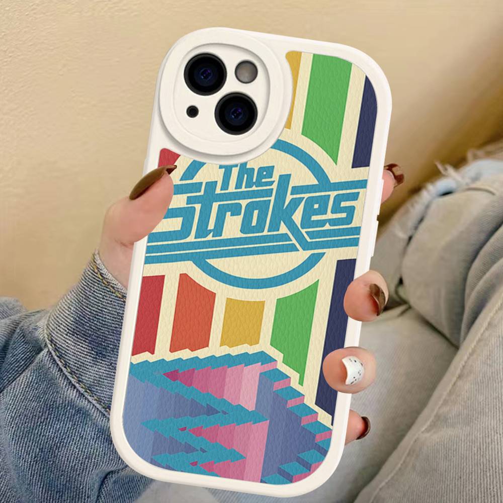 Rock Band The S-Strokes Phone Case For IPhone 11 12 13 14 15 16 Pro Max Plus Leather Cover