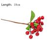 Festival Xmas Decor Wedding Christmas Ornaments Artificial Red Berry Fake Flower Simulation Branch