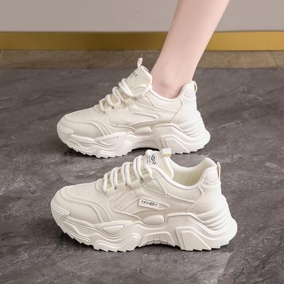 Женские кроссовки Dad Shoes Осень 2025 Новинка Корейский стиль для студентов Трендовые универсальные кроссовки на толстой подошве Повседневная обувь